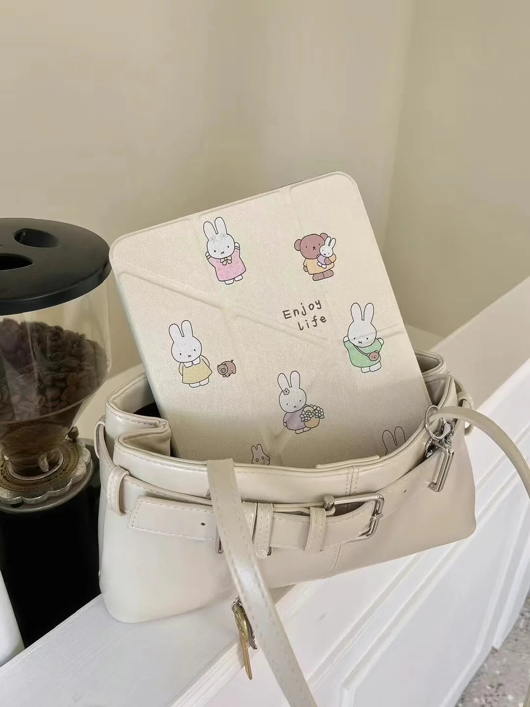 Enjoy Life ! Bunny Designer Case For iPad