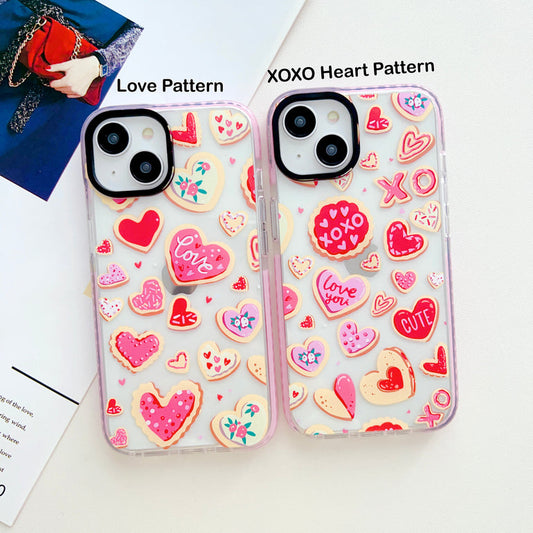 Love Heart Designer Impact Proof Case for iPhone