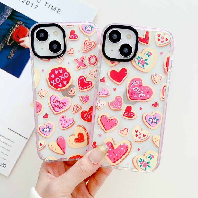 Love Heart Designer Impact Proof Case for iPhone