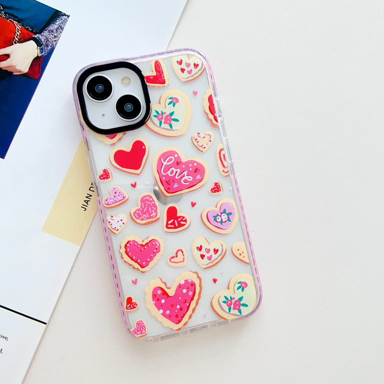 Love Heart Designer Impact Proof Case for iPhone
