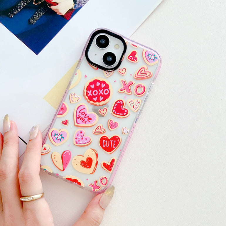 Love Heart Designer Impact Proof Case for iPhone