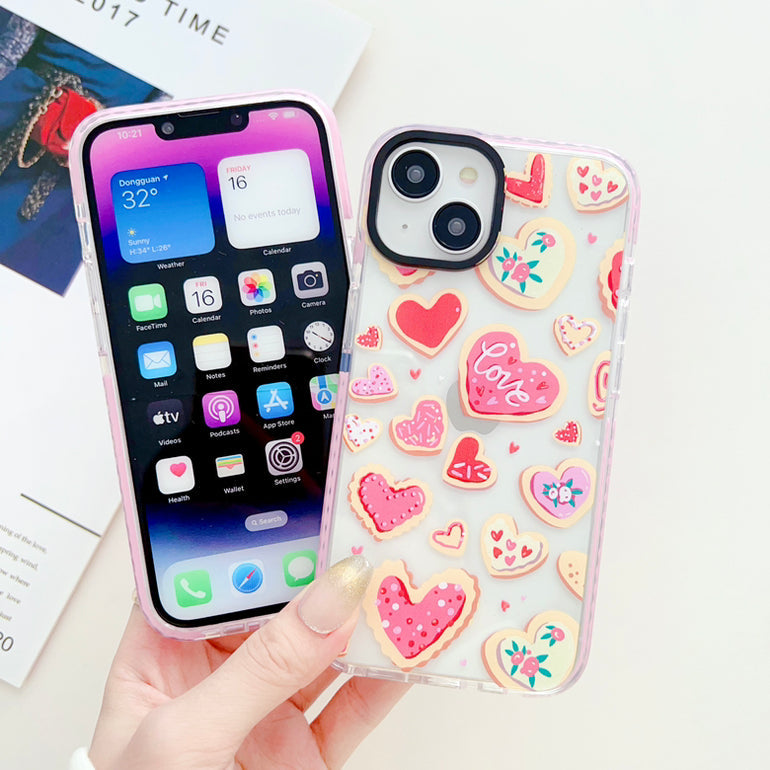 Love Heart Designer Impact Proof Case for iPhone