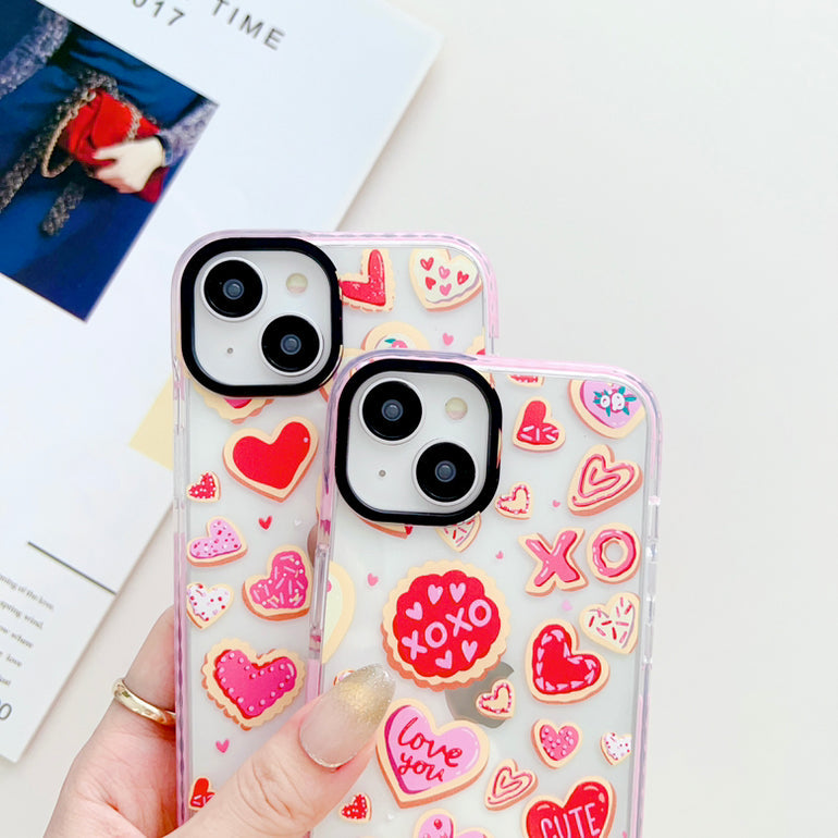 Love Heart Designer Impact Proof Case for iPhone