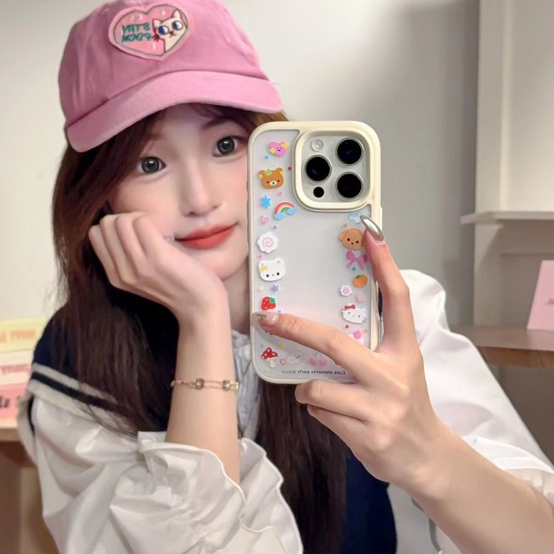 Cute Animal Designer Case For iPhone With Charm