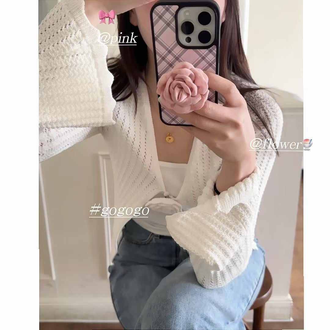 Rose On Check Designer Case For iPhone