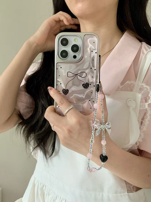 Bow Designer Case For iPhone With Charm