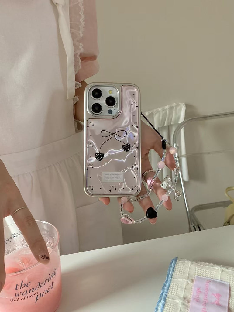 Bow Designer Case For iPhone With Charm