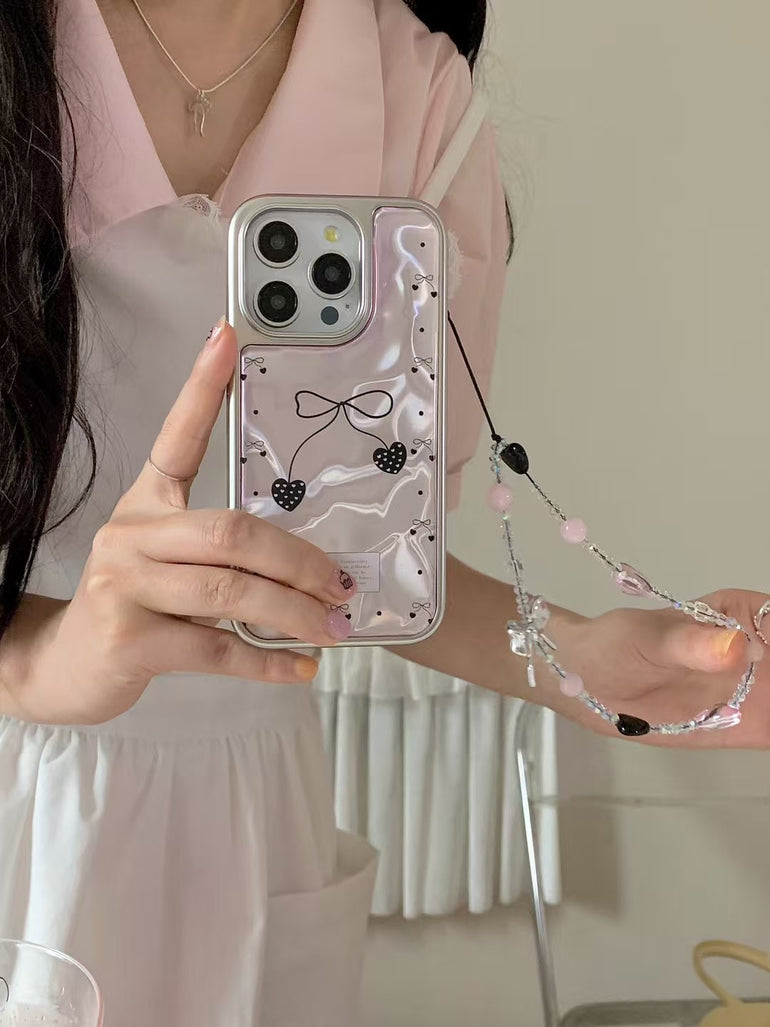 Bow Designer Case For iPhone With Charm