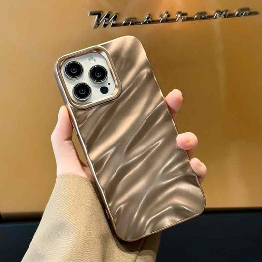 Abstract Design Silicon iPhone Case ( Dessert Titanium )