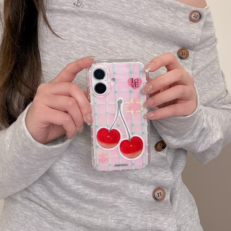 Cherry Love Silicon iPhone Case