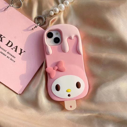 3D Melody Silicon Case For iPhone