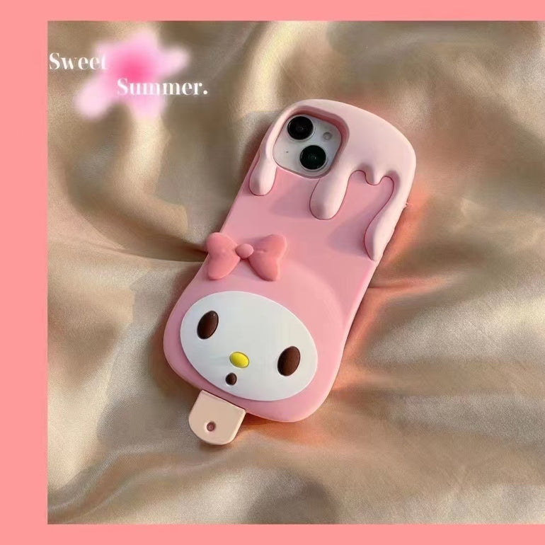 3D Melody Silicon Case For iPhone