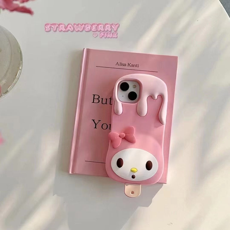 3D Melody Silicon Case For iPhone