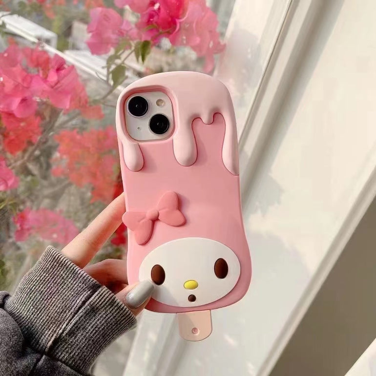 3D Melody Silicon Case For iPhone