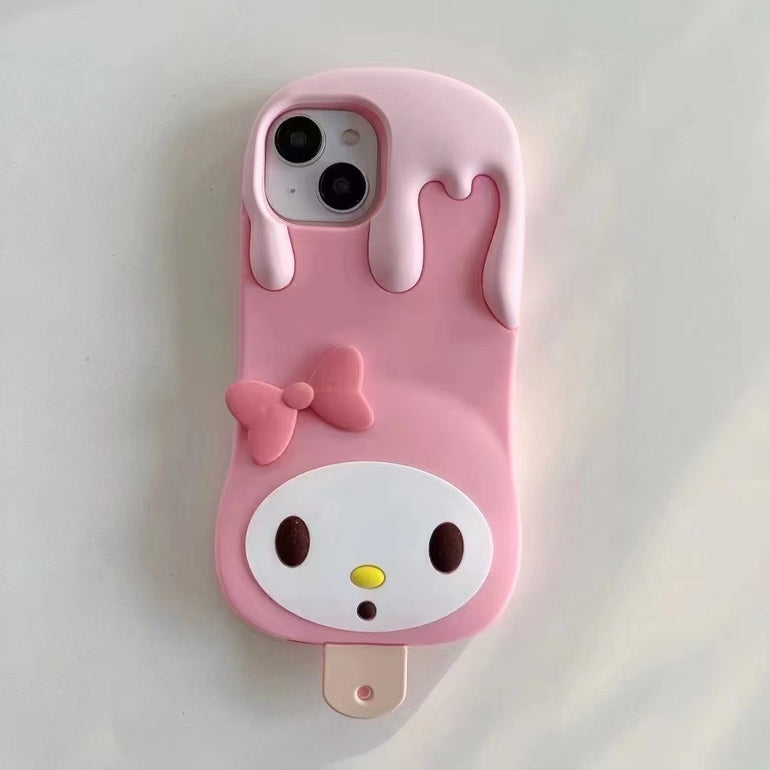 3D Melody Silicon Case For iPhone