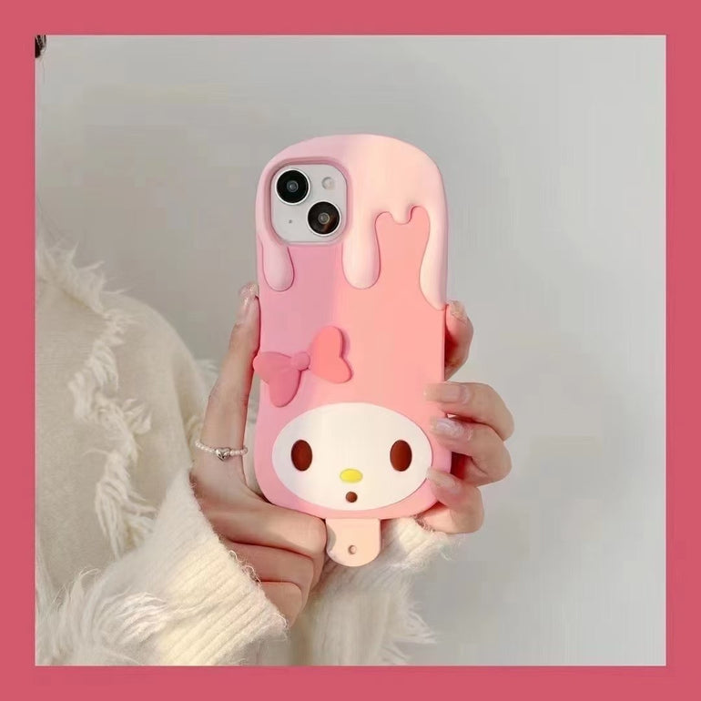 3D Melody Silicon Case For iPhone
