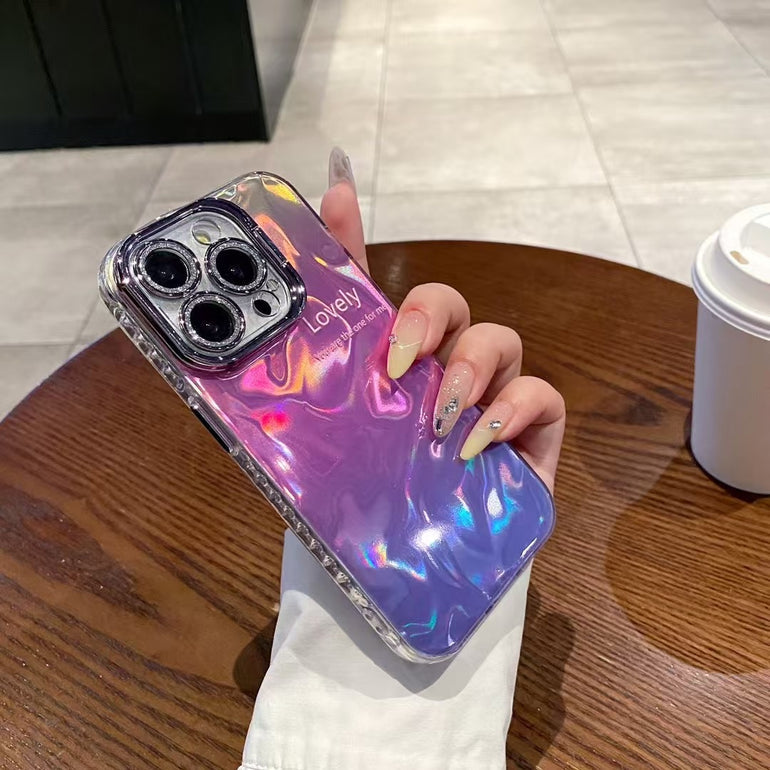 Lovely Smile Silicon Case For iPhone With Lens Protection