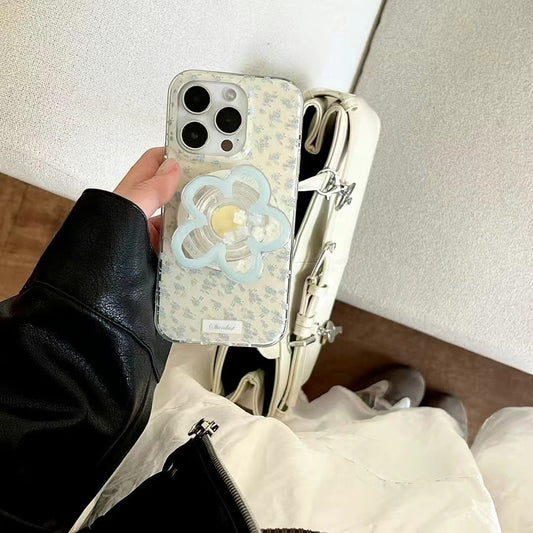 Floral Blossom Silicon Magsafe Case For iPhone With Flower Magsafe Holder