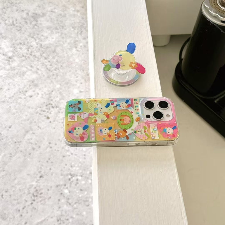 Cute Cartoon Silicon Magsafe Case For iPhone With Magsafe Holder
