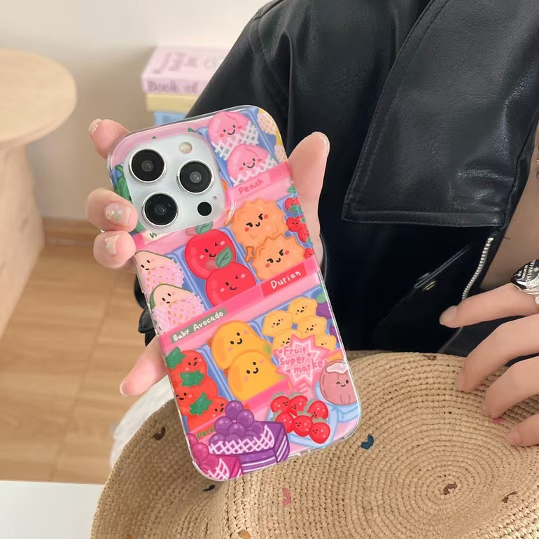 Baby Avocado Silicon Case For iPhone With Charm