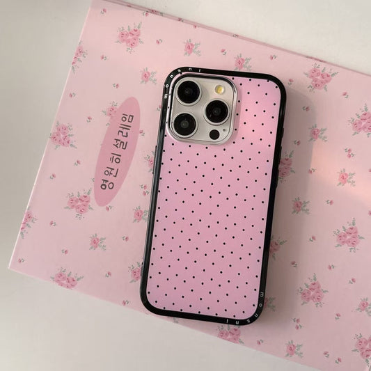 Cherry Polka Designer Case For iPhone