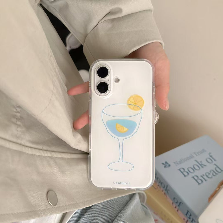 Cocktail Designer Silicon Case For iPhone