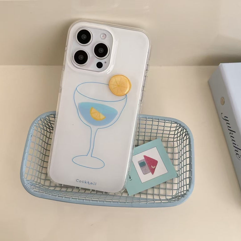 Cocktail Designer Silicon Case For iPhone