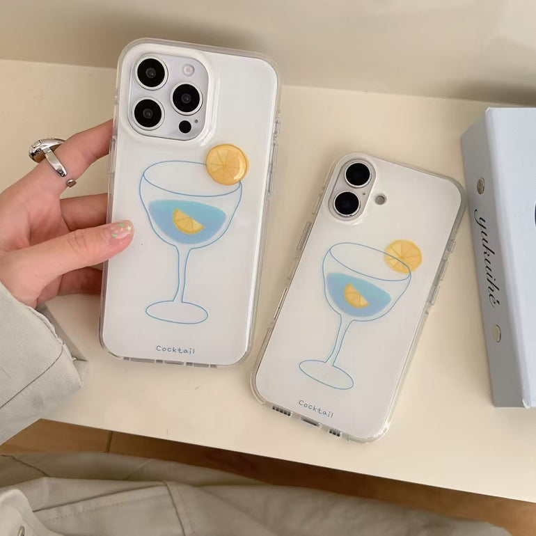 Cocktail Designer Silicon Case For iPhone