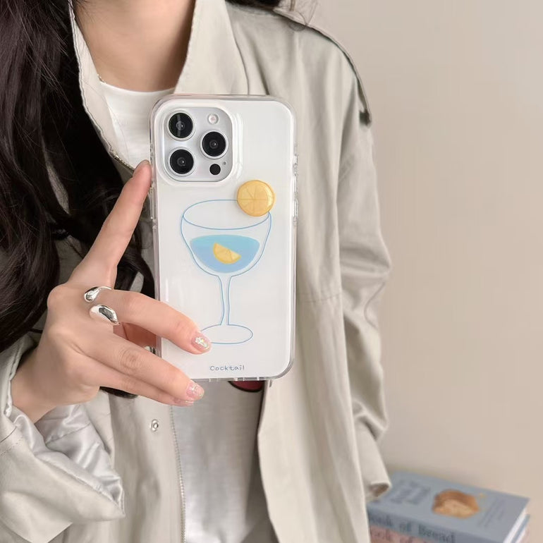 Cocktail Designer Silicon Case For iPhone
