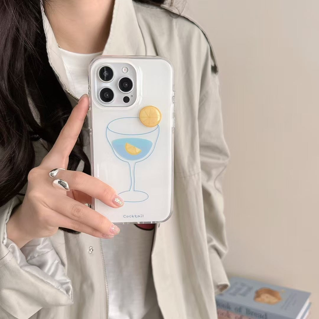 Cocktail Designer Silicon Case For iPhone