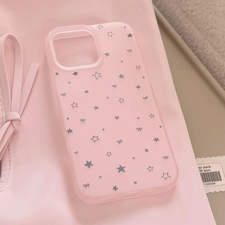 Star Bows Silicon Case For iPhone