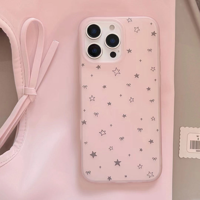 Star Bows Silicon Case For iPhone