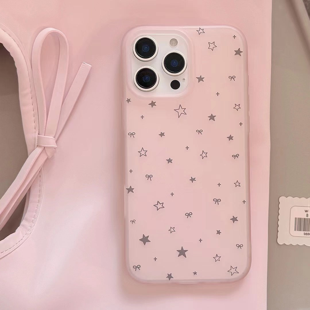 Star Bows Silicon Case For iPhone