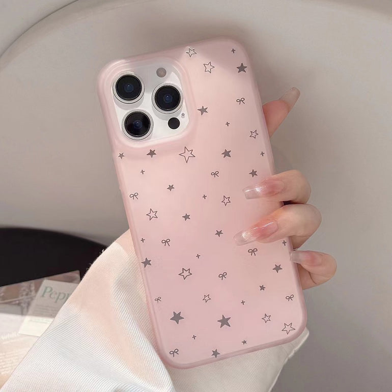 Star Bows Silicon Case For iPhone