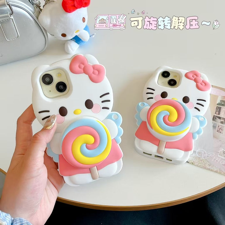 Kitty Candy 3D Silicon Case For iPhone