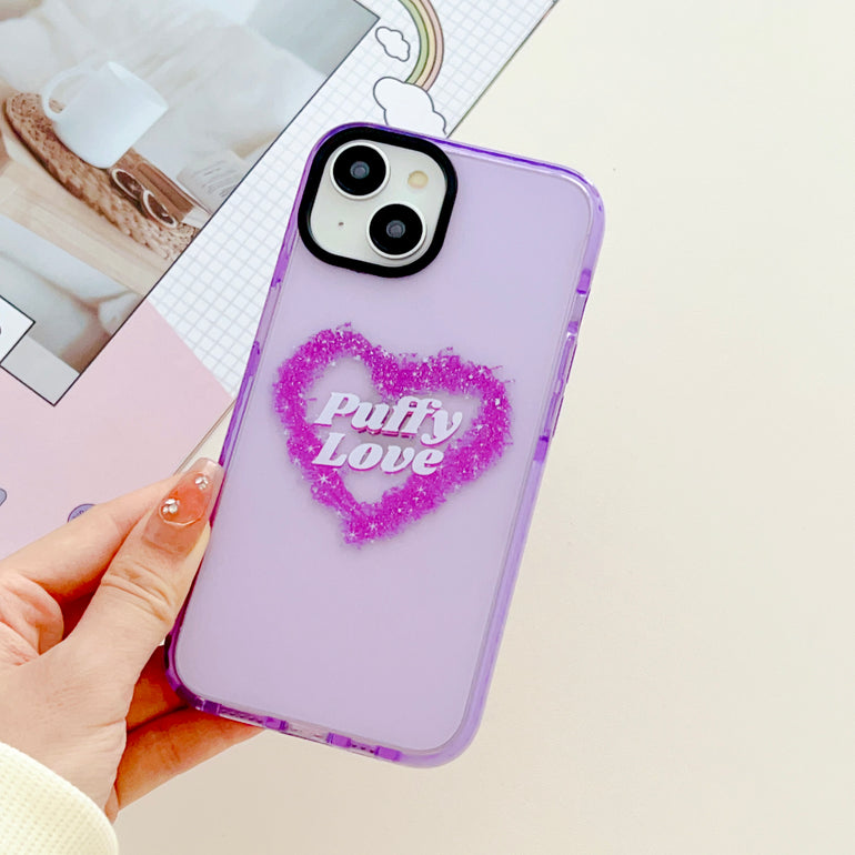 Puffy Love ! Designer Impact Proof Silicon Phone Case for iPhone
