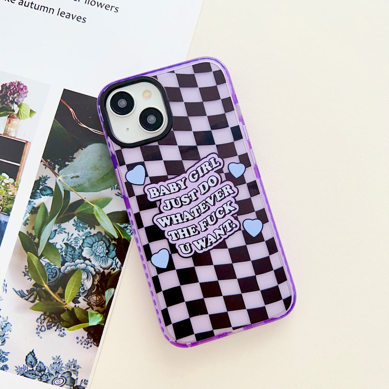 Do Whatever You Want ! Designer Impact Proof Silicon Phone Case for iPhone