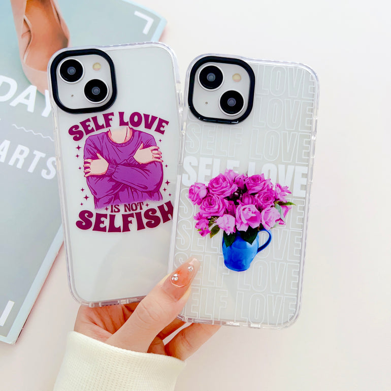 Self Love Is Not Selfish Designer Impact Proof Case for iPhone