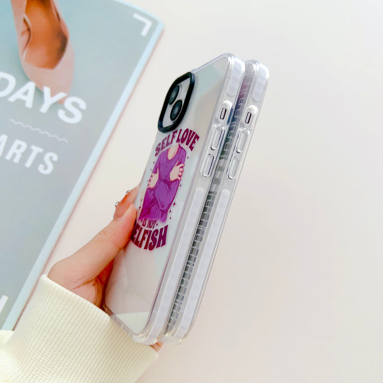Self Love Is Not Selfish Designer Impact Proof Case for iPhone