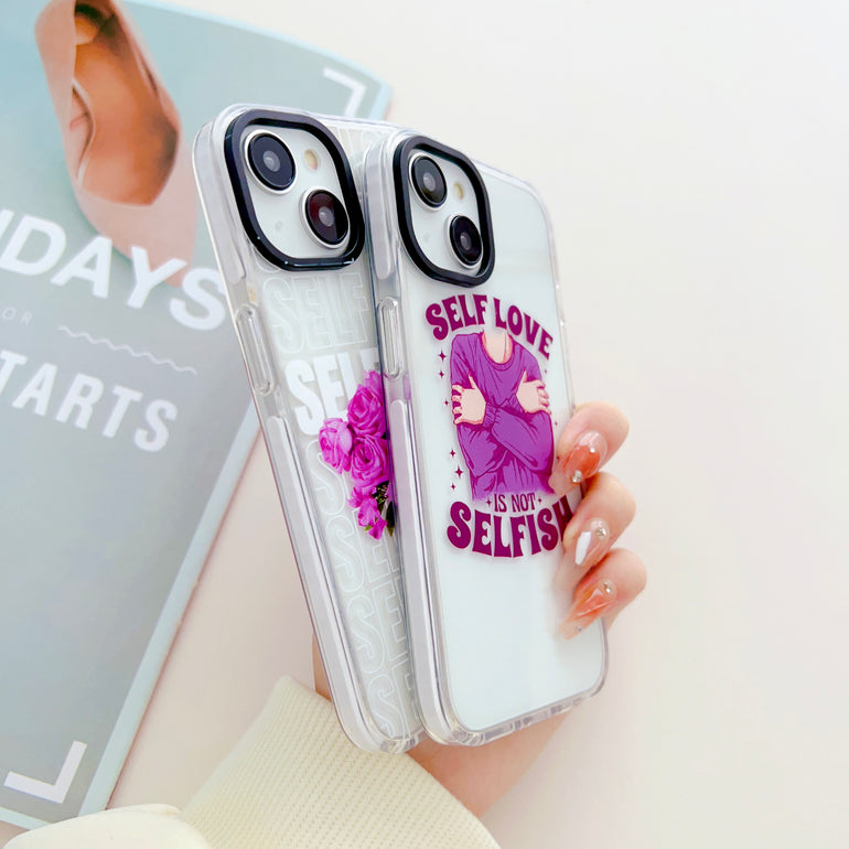 Self Love Is Not Selfish Designer Impact Proof Case for iPhone