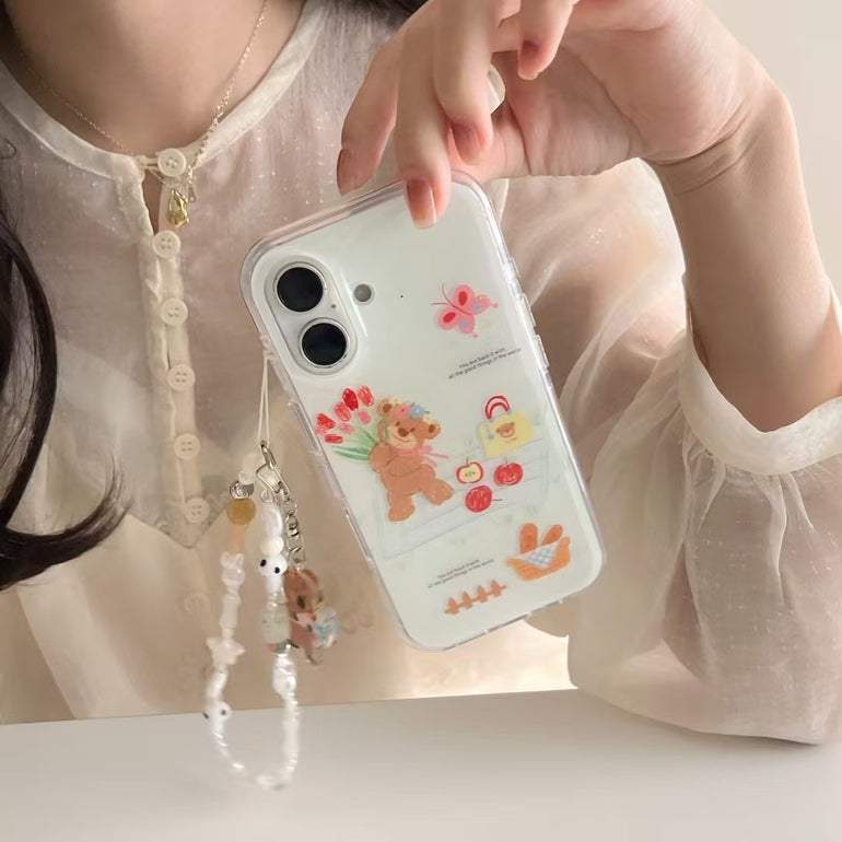 Good Things ! Silicon Case For iPhone With Charm
