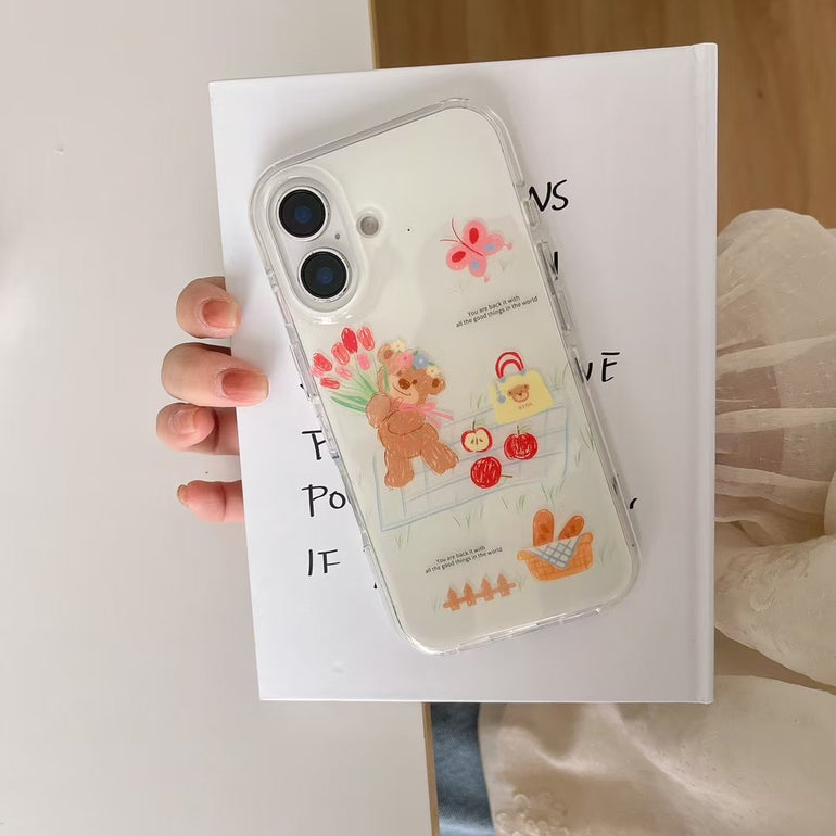 Good Things ! Silicon Case For iPhone With Charm