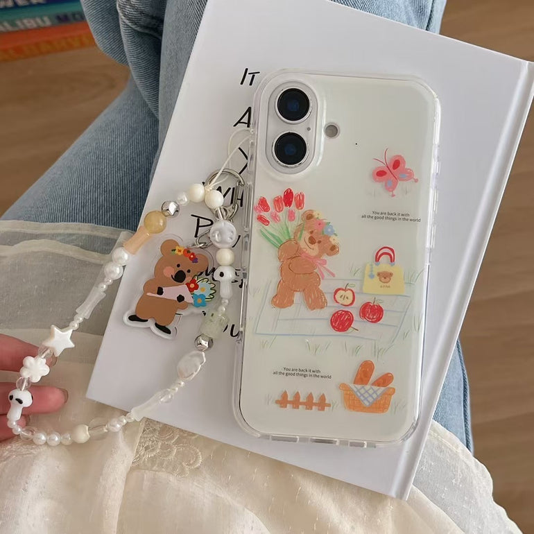 Good Things ! Silicon Case For iPhone With Charm