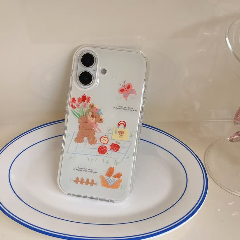 Good Things ! Silicon Case For iPhone With Charm
