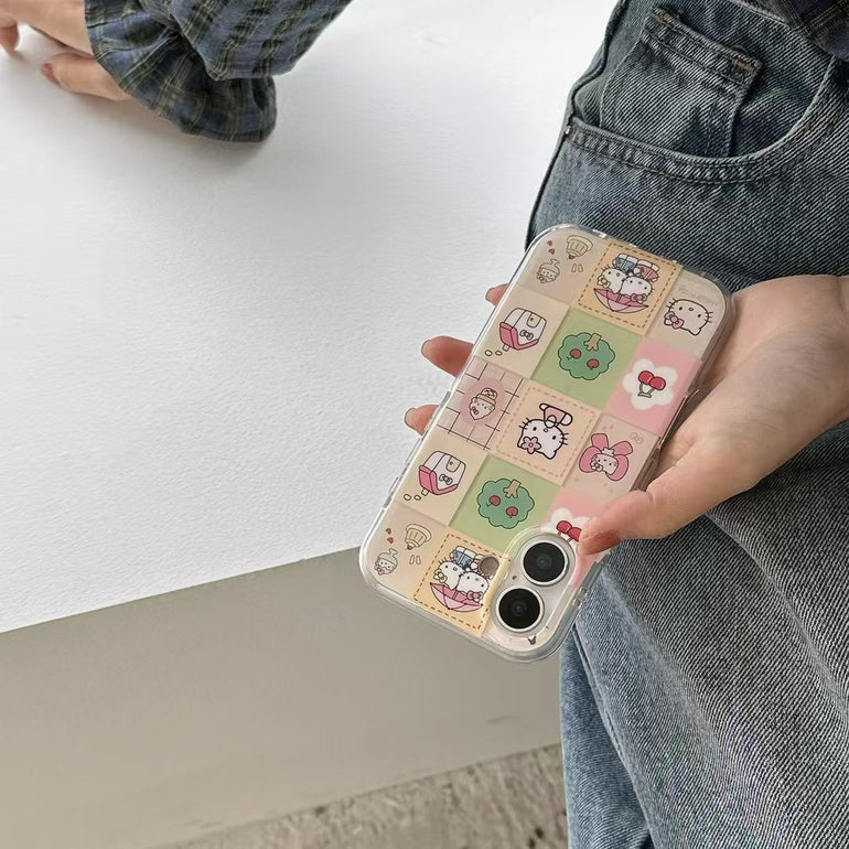 Kitty Designer Silicon Case For iPhone With Charm