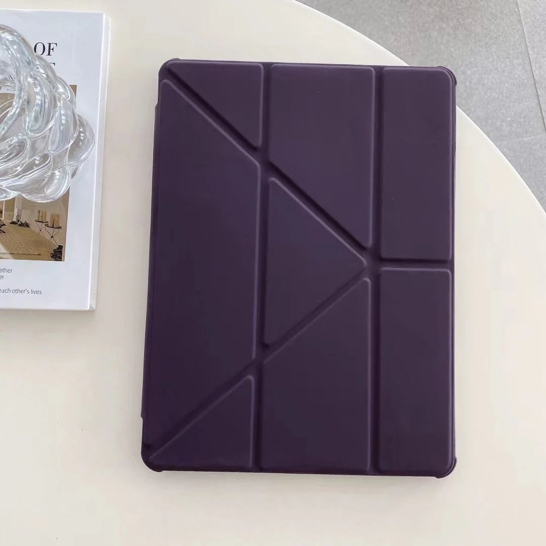 Magnetic Folio Solid Color Case For iPad