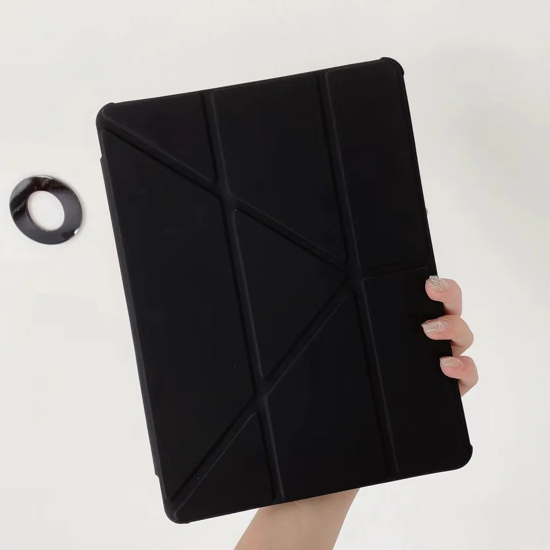 Magnetic Folio Solid Color Case For iPad