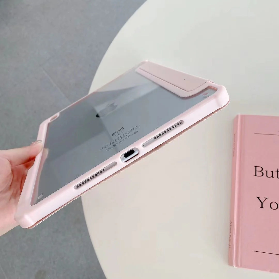 Magnetic Folio Solid Color Case For iPad