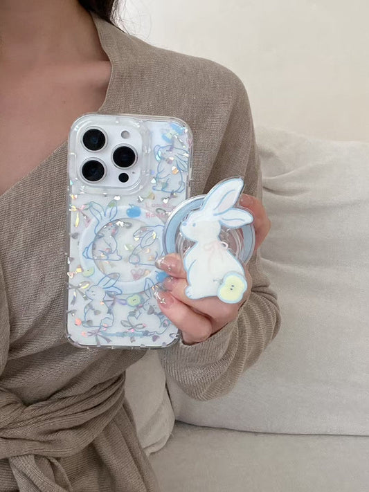 Rabbit Designer Magsafe iPhone Case With Magsafe Holder