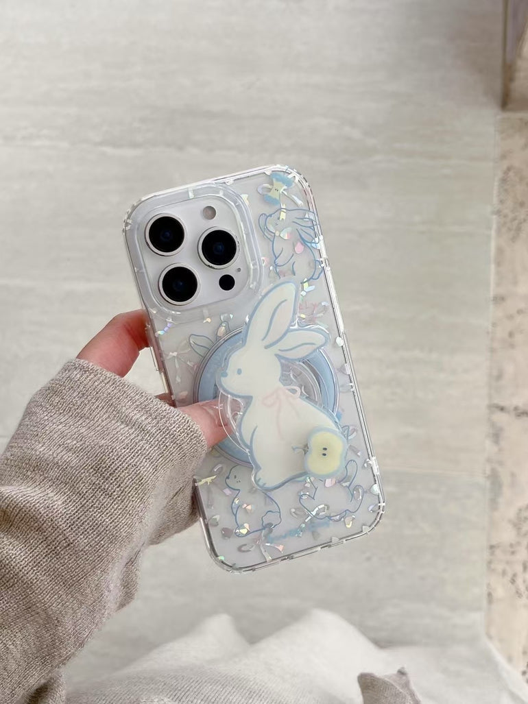 Rabbit Designer Magsafe iPhone Case With Magsafe Holder